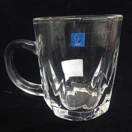 厂家专供中低档玻璃杯 水杯创意杯子透明玻璃茶饮杯批发
