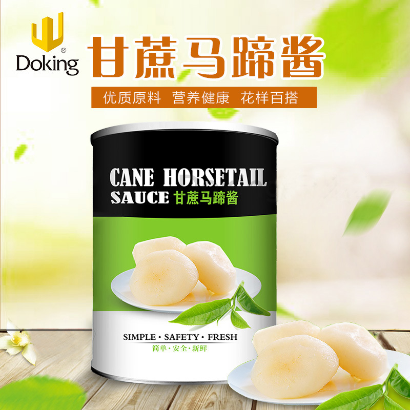 Doking盾皇高品质甘蔗马蹄酱- 味蕾惊喜的即食罐头，奶茶专用甜品必备