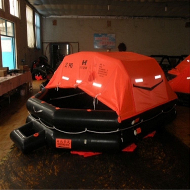 船用救生设备筏自扶正气胀筏 20人 配筏固定支架其他器材筏筏救生