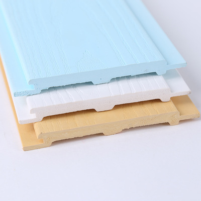 厂家直销墙裙95*10mm生态木浮雕板 环保墙板木塑吊顶装饰材料