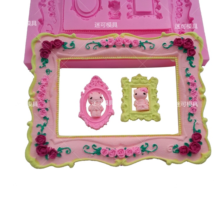 Fondant de silicona molde alivio gatito pastel de silicona molde de decoración de la torta molde de chocolate herramienta para hornear