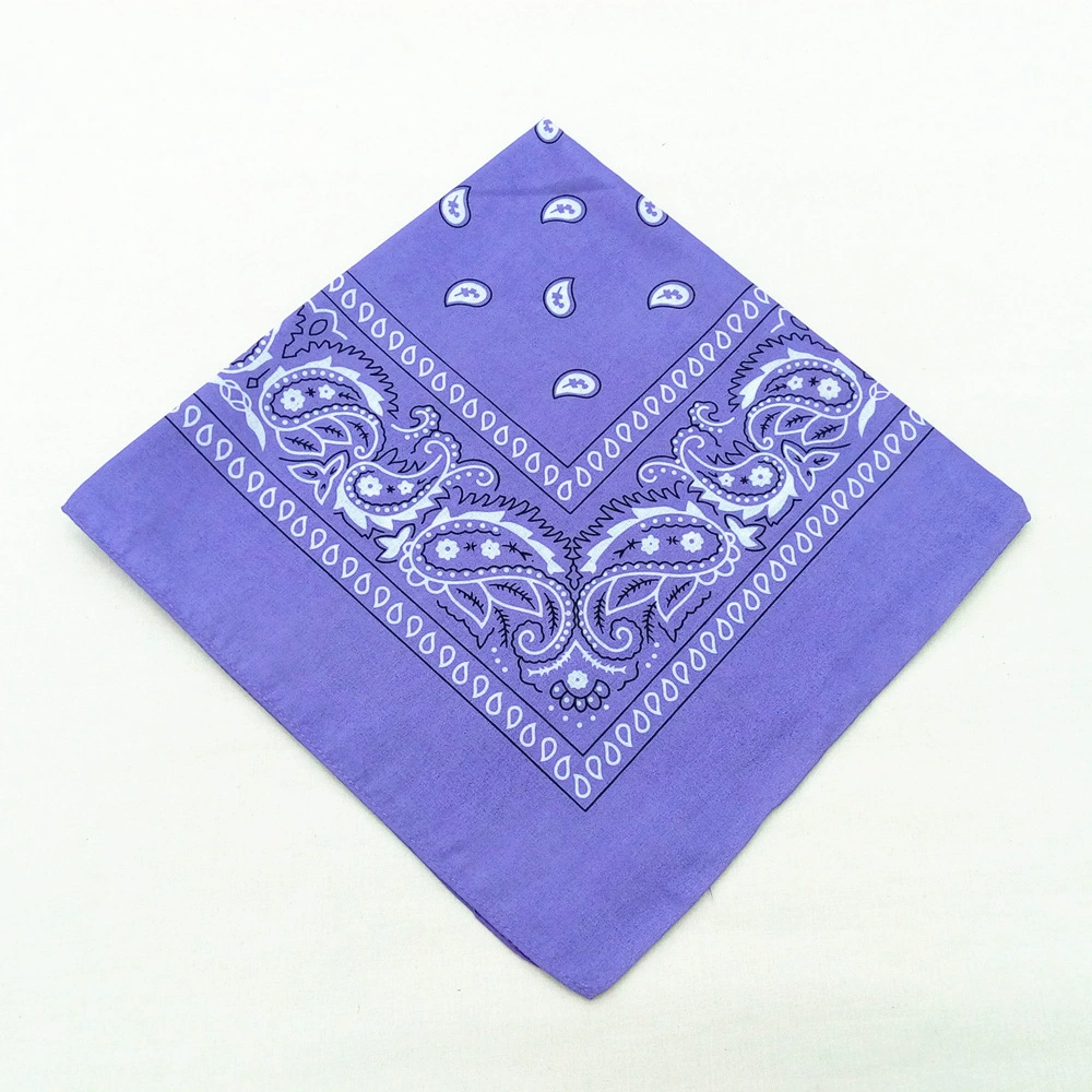 Headscarf, polyester 55 cm, paisley vortex print, one size (multi-color)