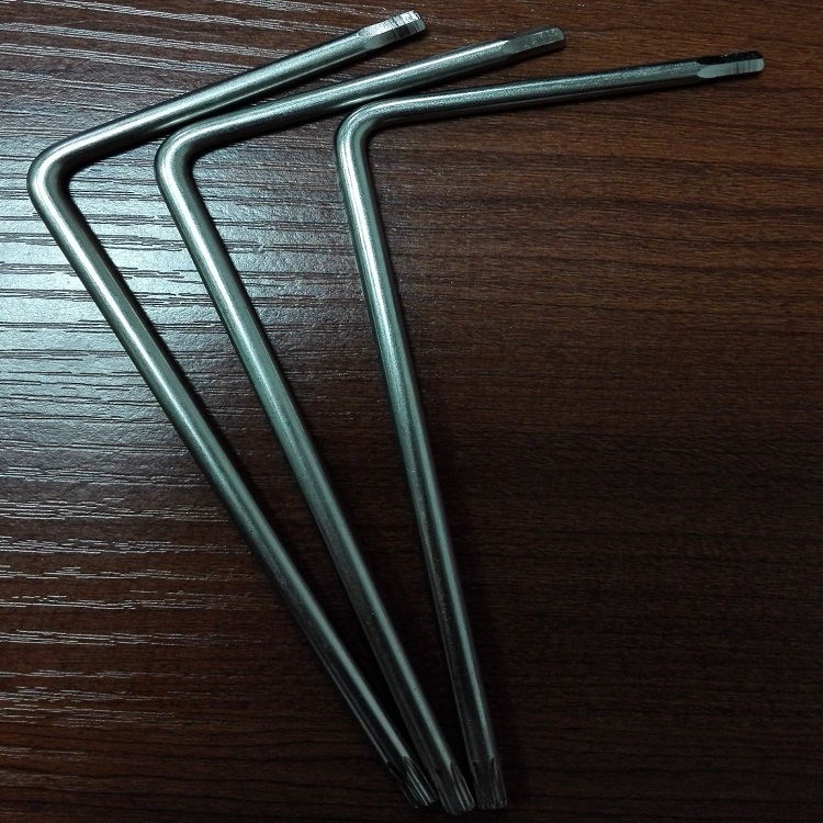 厂家生产销售一头梅花一头内六角手动扳手H4*65*T25*130*4.85杆