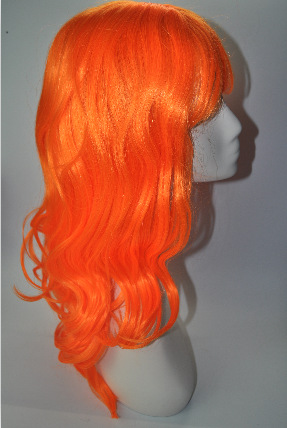 Peluca popular de estilo europeo y americano cos/fiesta fiesta fiesta de vacaciones casco fábrica cabello liso