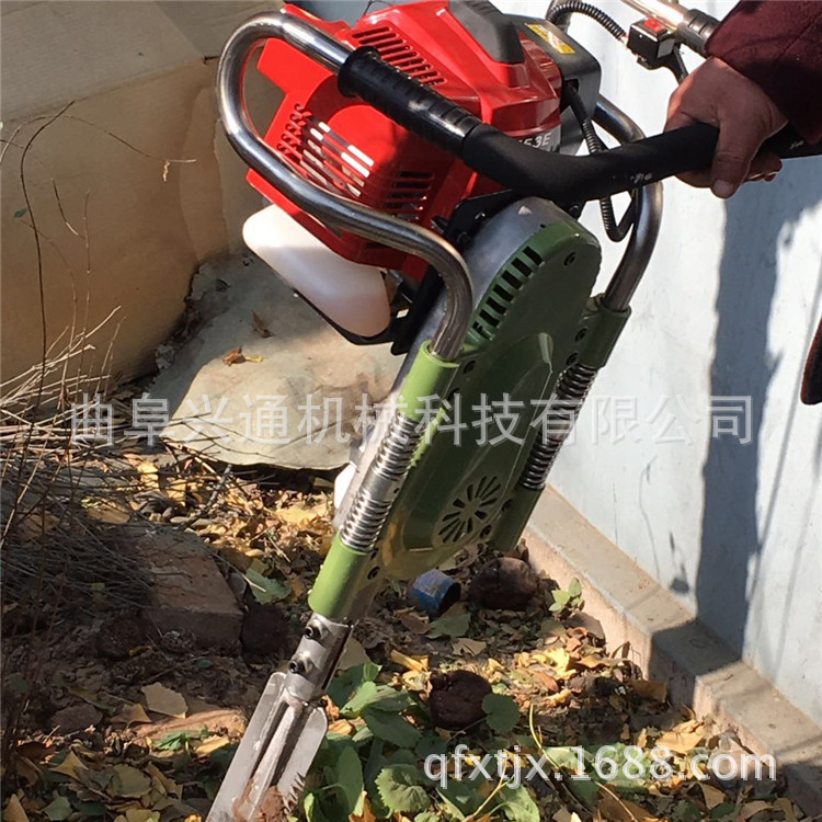汽油动力锯齿起树机 树木苗木移栽断根机 汽油挖树机厂家