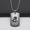 Accessory, necklace stainless steel, pendant, fashionable sweater suitable for men and women, European style