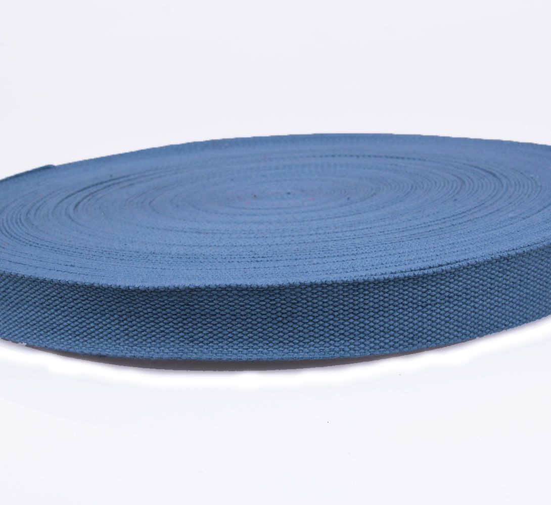 广东厂家 现货 1.2寸 珠纹 棉织带 3.2cm 加厚 2mm 蓝色 涤棉带