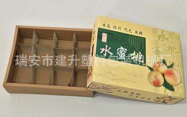 全自动翻盖糊盒机（又名鞋盒机）建升品牌水果箱成型机