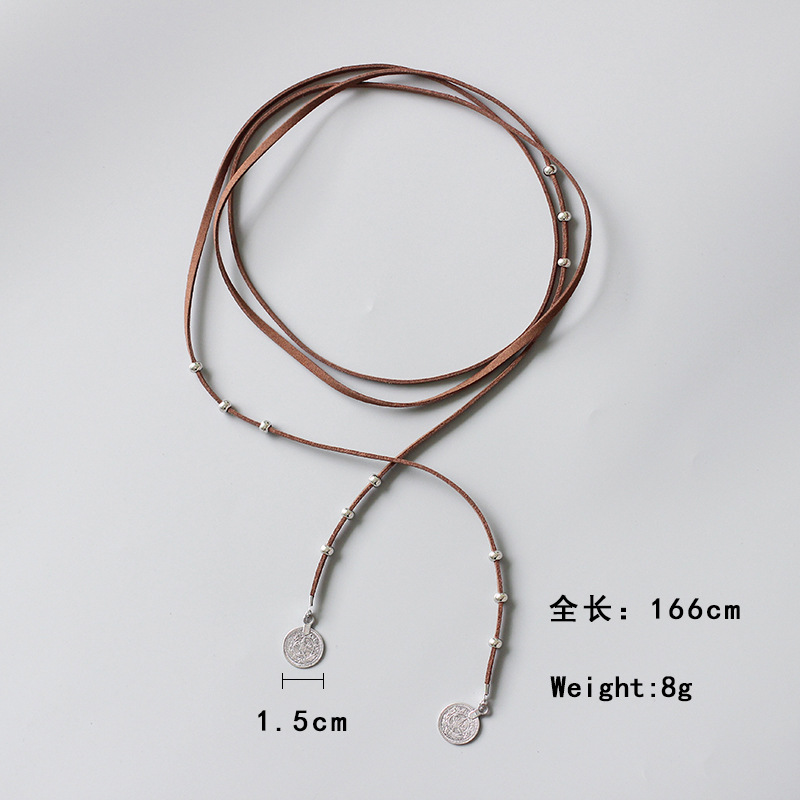 Simple Style Style Hot Selling  Retro Coin Pendant Necklace Wholesale