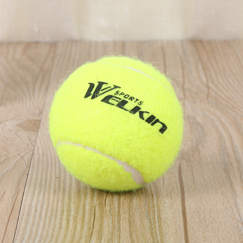 厂家直销 单色网球比赛训练弹力网球毛呢训练户外网球体育用品详情3
