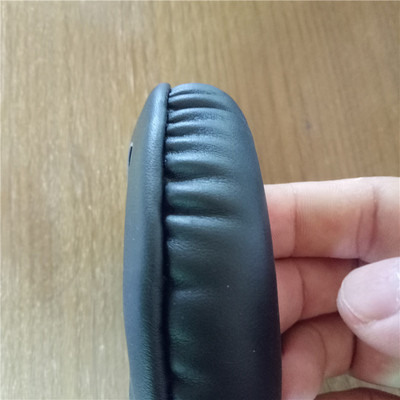 供应头戴式耳机皮套 车缝PU皮耳套 厂家定制耳机皮耳套|ms