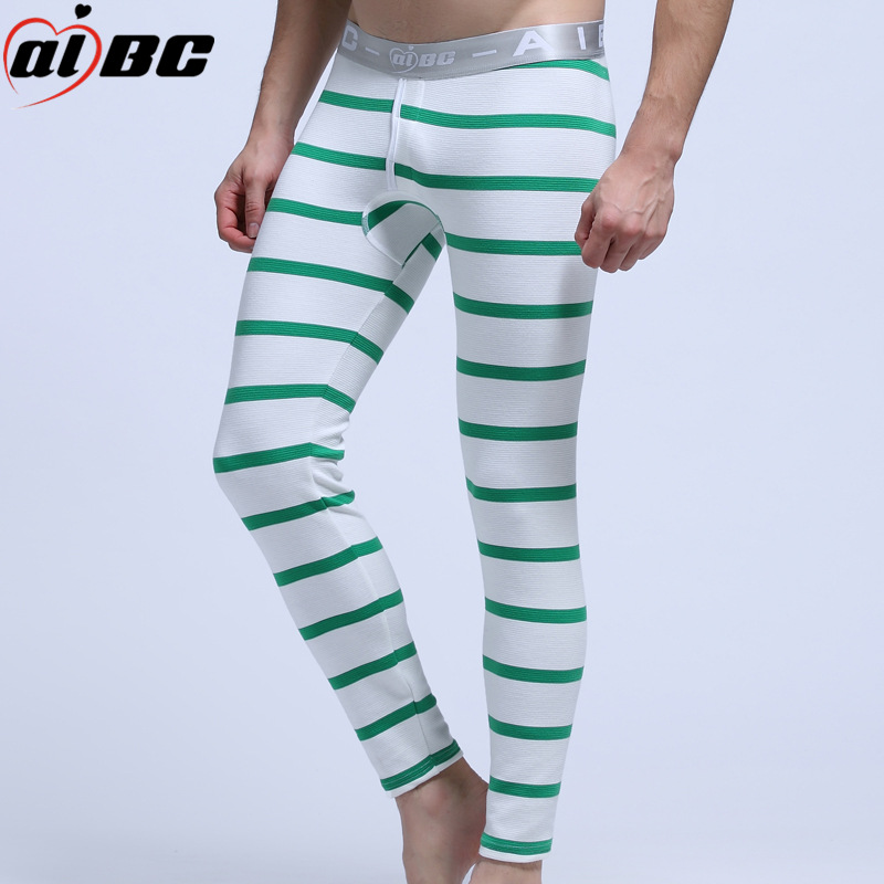 Men's Autumn Clothes and Pants Men's Youth Thickened Student Thermal Underwear Base Autumn and Winter Pants A009-BK