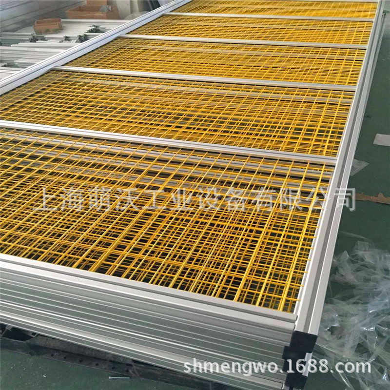 铝型材围栏可订 制 汽车生产线防护网 4040铝合金型材制作加 工厂