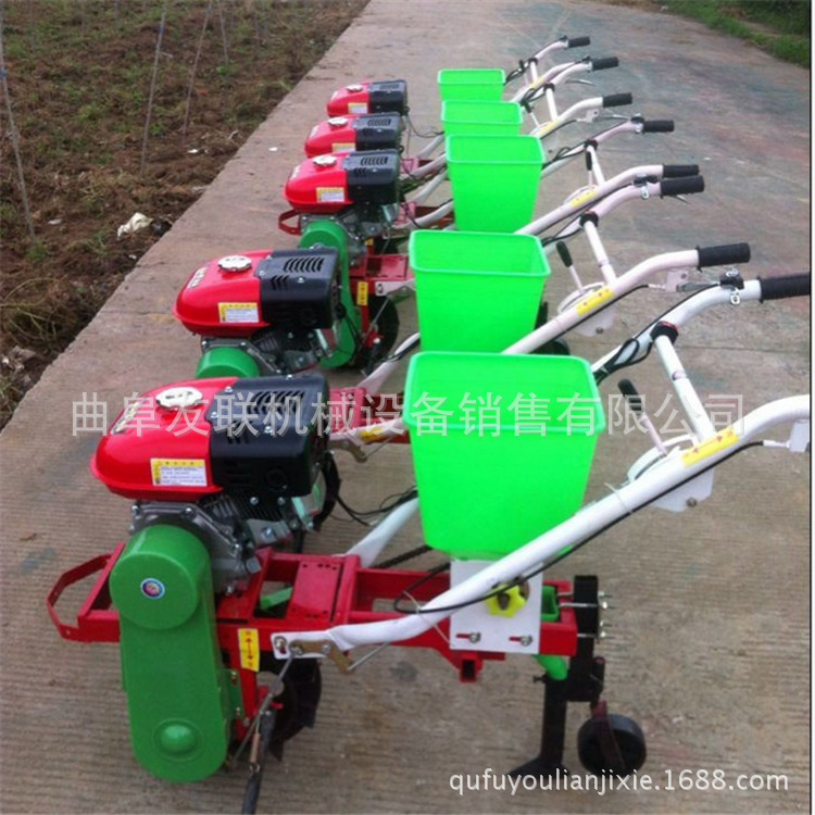 汽油动力链条式耘耕机 农用便携式汽油播种机 柴油播种一体机32