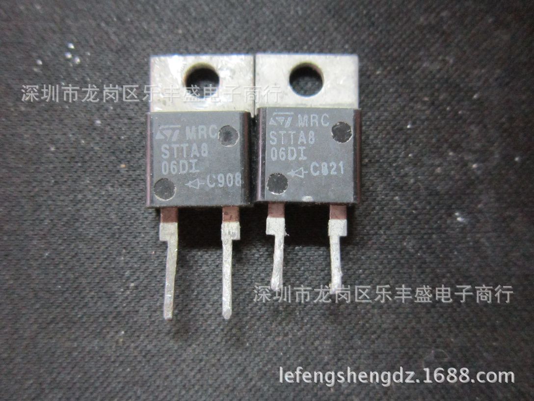STTA806DI 拆机ST TO-220-2 超快速恢复二极管 8A 600V