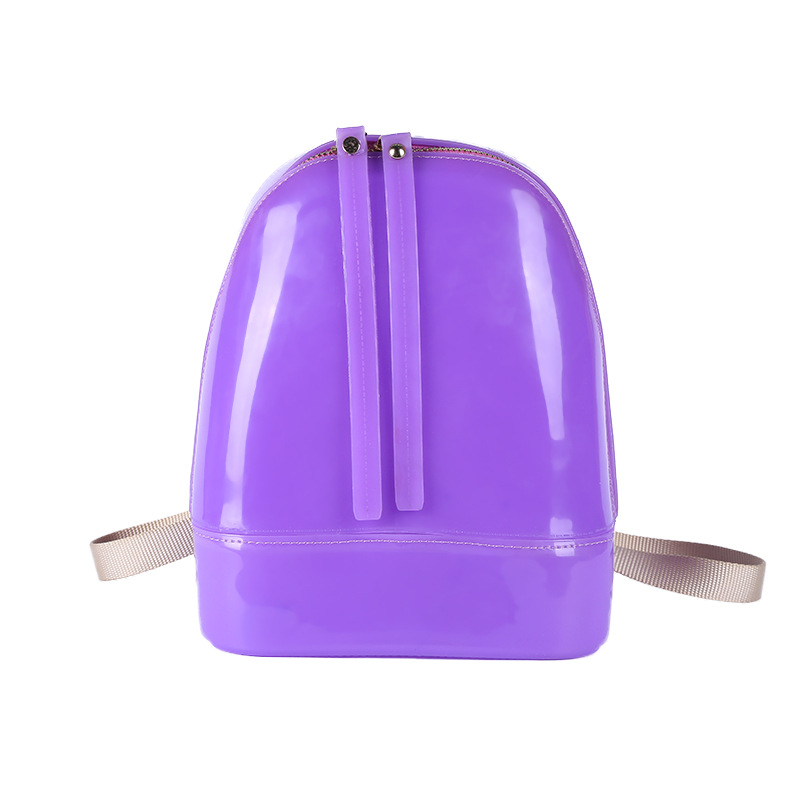 Bolso cosmético de La jalea de las mujeres ocasionales del verano 2019 nueva mochila Coreana de La jalea mochila simple de la moda