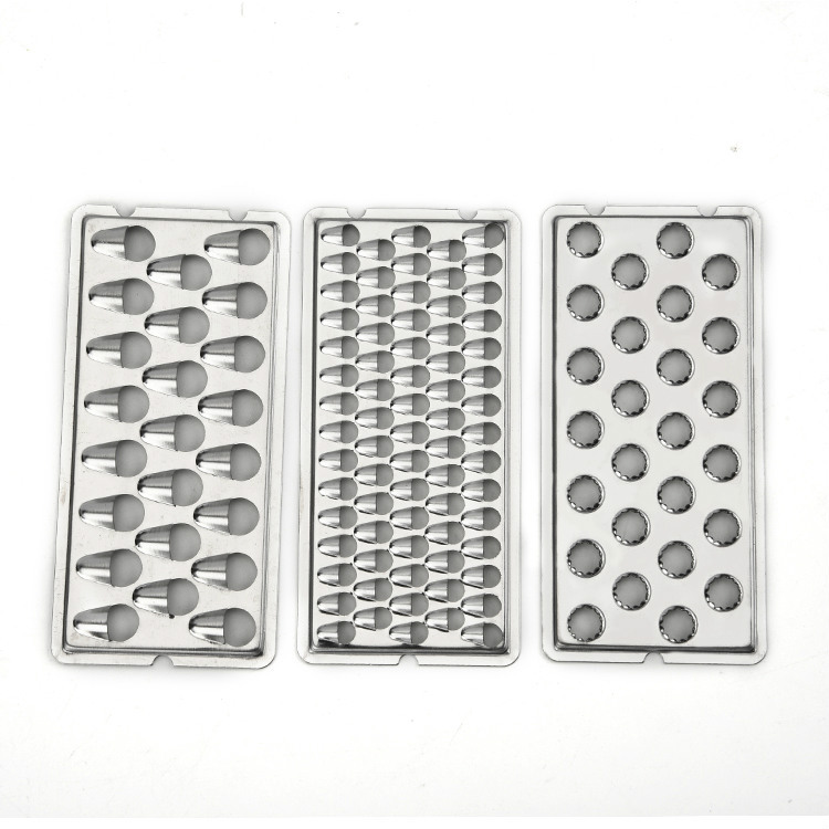 厂家供应 不锈钢J023刨丝器刀组削皮刀配件瓜刨刀片配件刀片定 制