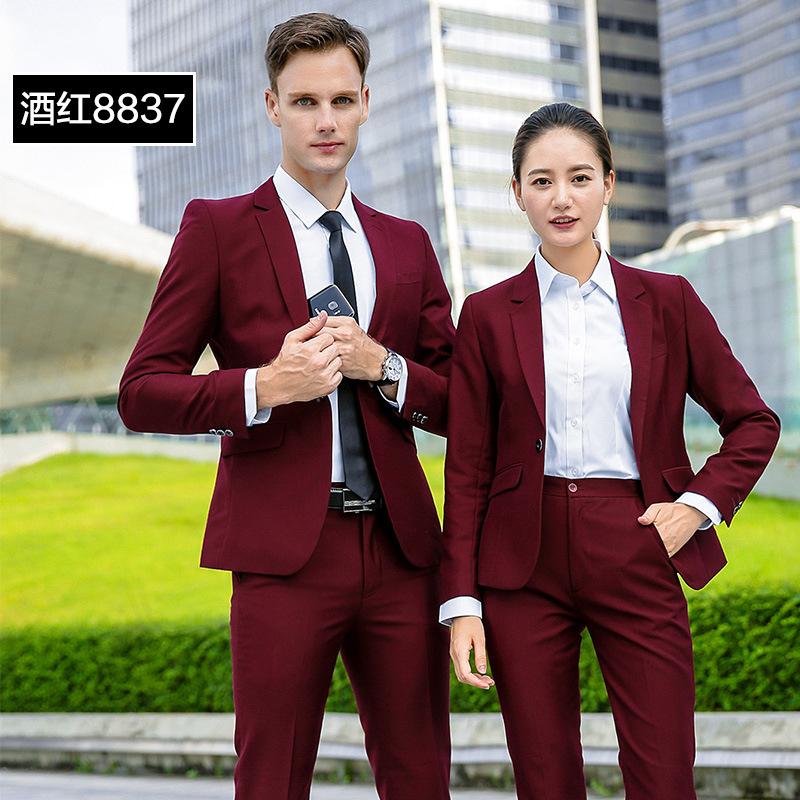 8831男士西服二粒扣黑色正装 职业西服休闲男装外套西装批发代发|ru