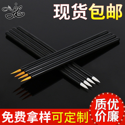金孔一次性眼线刷/纤维眼线笔/唇线笔/彩妆刷子/美妆工具定制批发