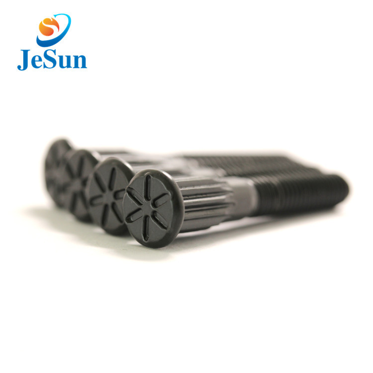 供应电饭煲非标直花异型铁螺丝 滚花螺丝捷胜制造 直纹滚花螺丝