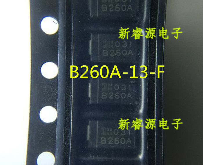 肖特基二极管 B260A-13-F B260A DO-214AC 全新原装 B260A-13