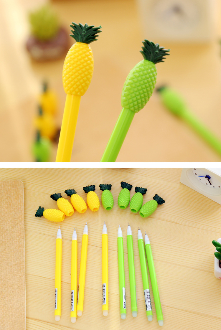 复制_韩国创意文具摩易消水笔 可爱菠萝造型中性.jpg