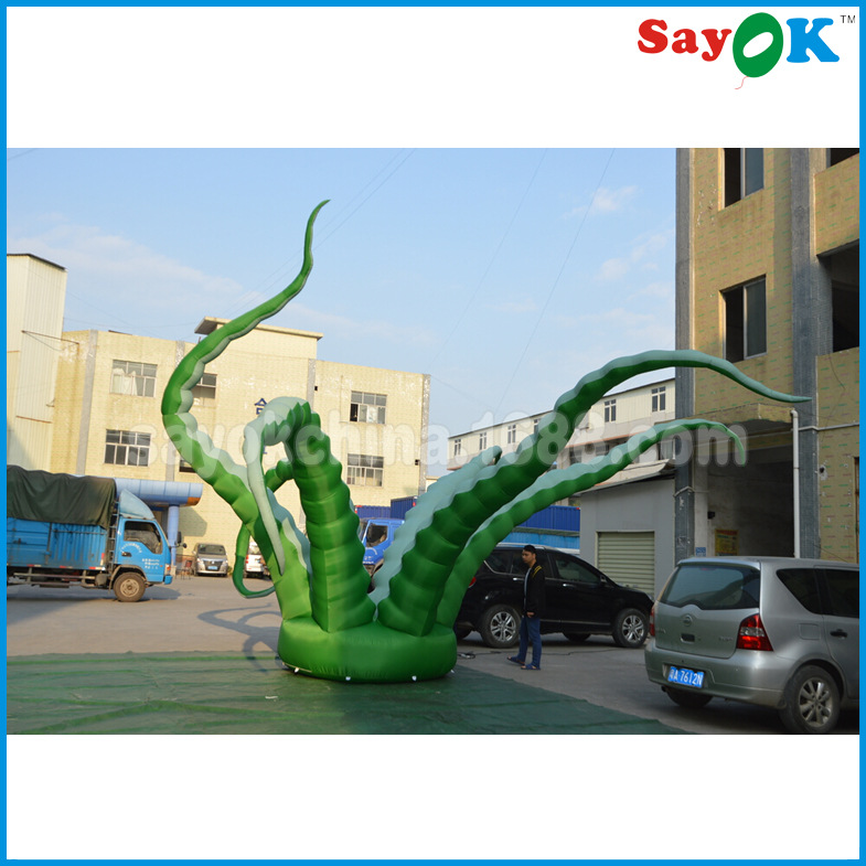 来图定制充气章鱼触须 仿真章鱼触角模型 固定仿真卡通充气模型