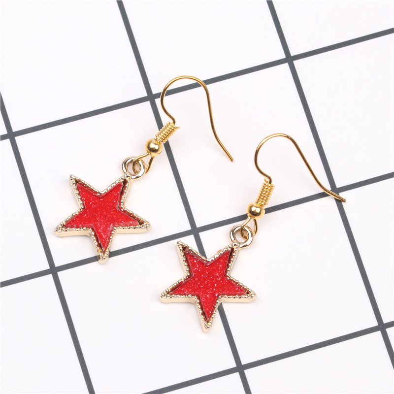 Pentagram Earrings Jewelry Wholesale Star Earrings display picture 1