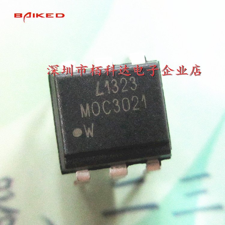 MOC3021 DIP6    可控硅 插件 光耦  MOC3021M
