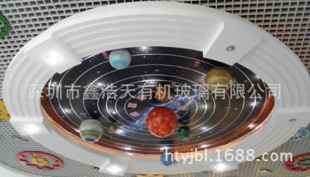 亚克力八大星球模型九大行星吊灯模型地球星球