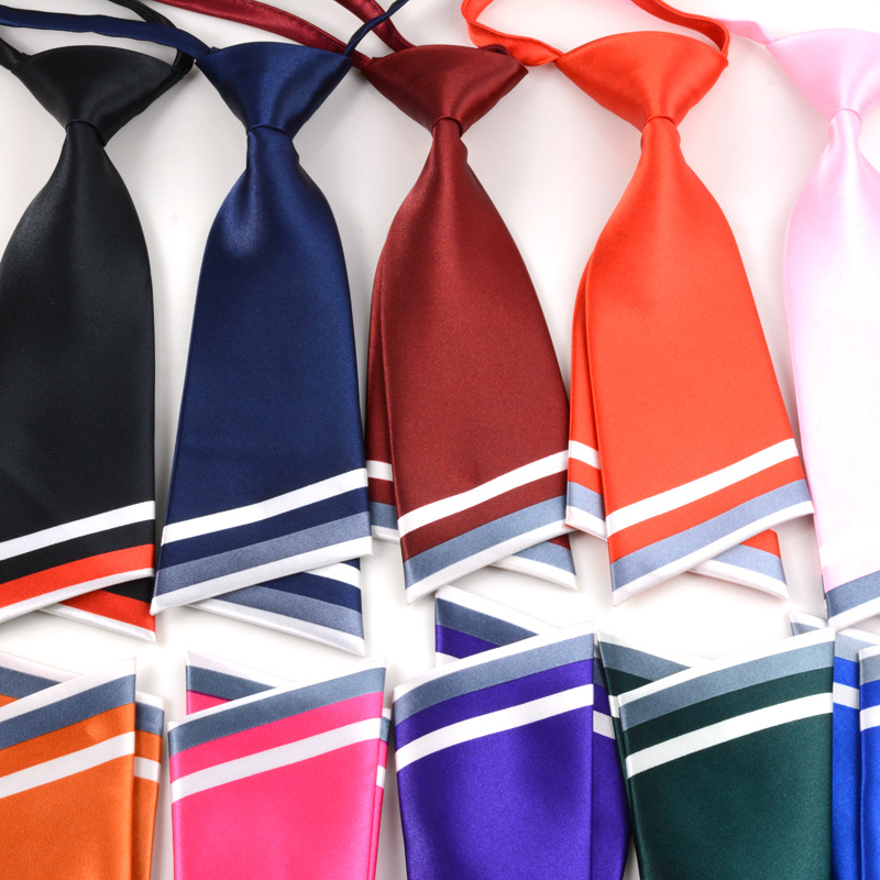 韩版双层刀型领带女服务员小西装配饰 团队广场水兵舞小领带批发
