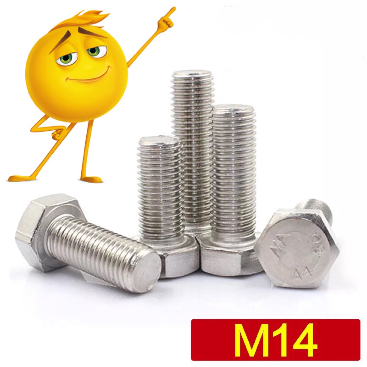 m14*25-140系列 不锈钢304DIN933六角螺栓 不锈钢外六角大头螺丝