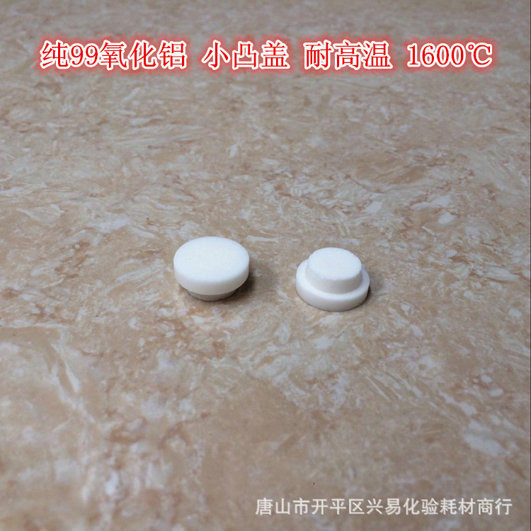 99氧化铝 刚玉盖子 适用于3ml坩埚使用 刚玉凸盖