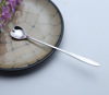 Japanese coffee mixing stick stainless steel, flavored tea, flowered