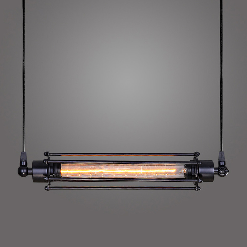 鐵藝複古長笛吊燈 Loft工業風美式鄉村仿古愛迪生長笛餐廳吊燈