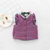 Children's demi-season vest for early age, Korean style, increased thickness, 0-1-2-3-4 years