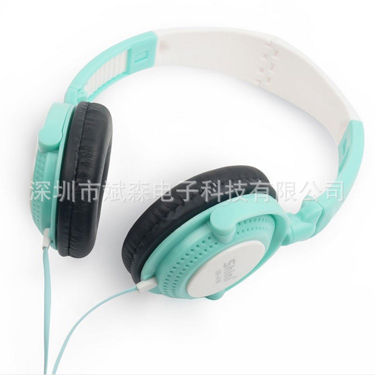 有线头戴式MP3/MP4手机线控带麦可通话运动耳机耳塞|ms