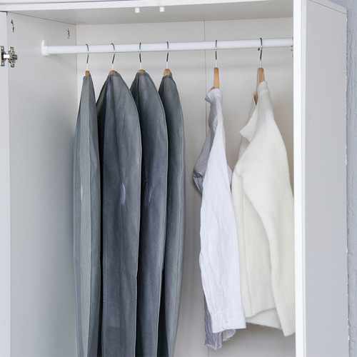 Factory direct sales thickened non-woven coat suit cover storage clothing dust cover household large dust bag