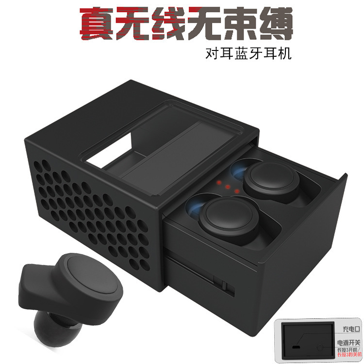 Hot sale New tws Bluetooth headset cross-border with charging case wireless sports binaural universal ear-to-ear Bluetooth headset