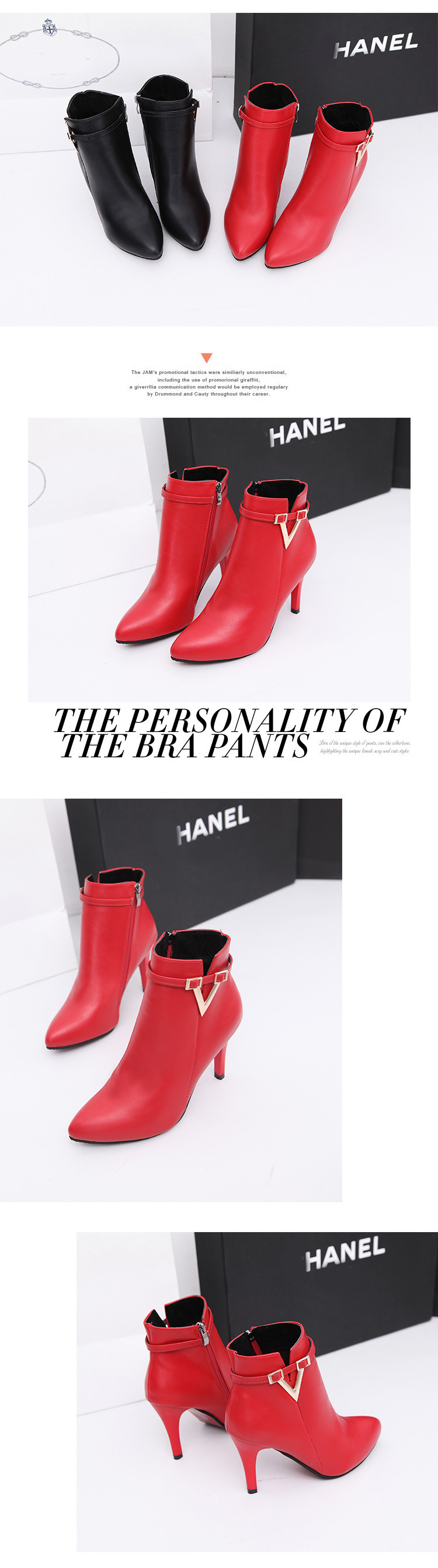 Bottes femme HALINFER  HAN LINGFEI en PU artificiel - Ref 3355220 Image 12