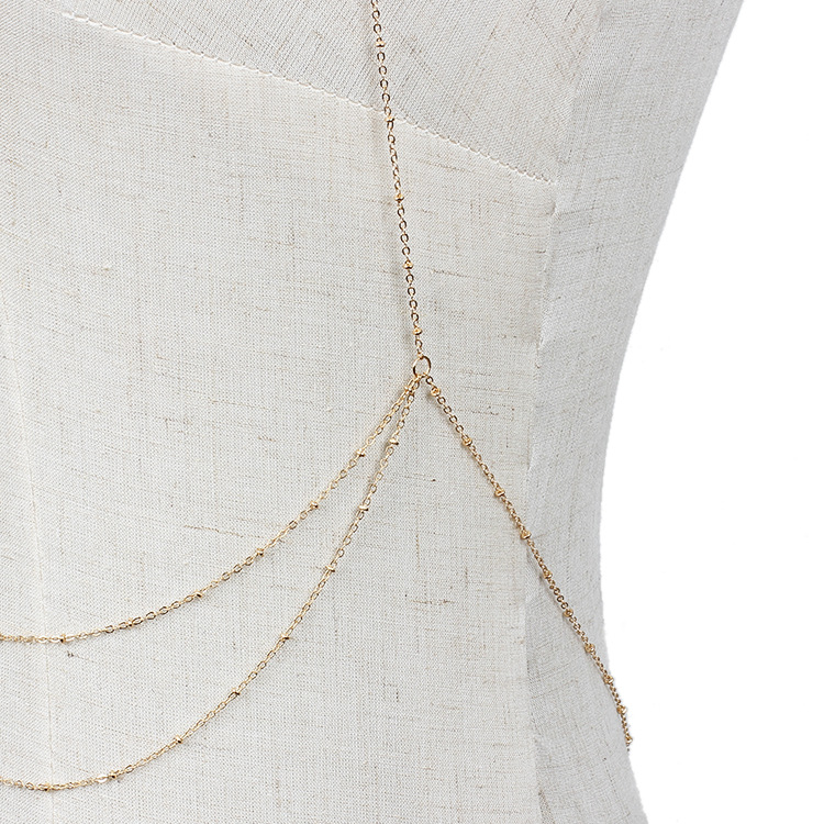 16g Weight Necklace Classification Travel Occasion Women'S Gender Bohemian Style Gold, Silver Color New  Multi-layer Tassel Body Chain Wholesale Nihaojewelry 9