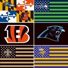 Flag Factory Flag Club Flag Outdoor Decoration Logo Flag Sign Flag NFL Fan Supplies Cross-border Wholesale 