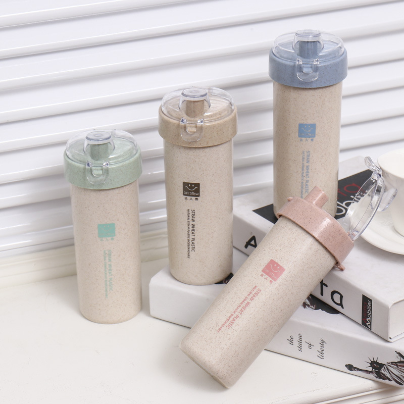 Manufactor Direct selling student Wheat gift Readily Cup originality Wheat straw glass motion Casual wholesale