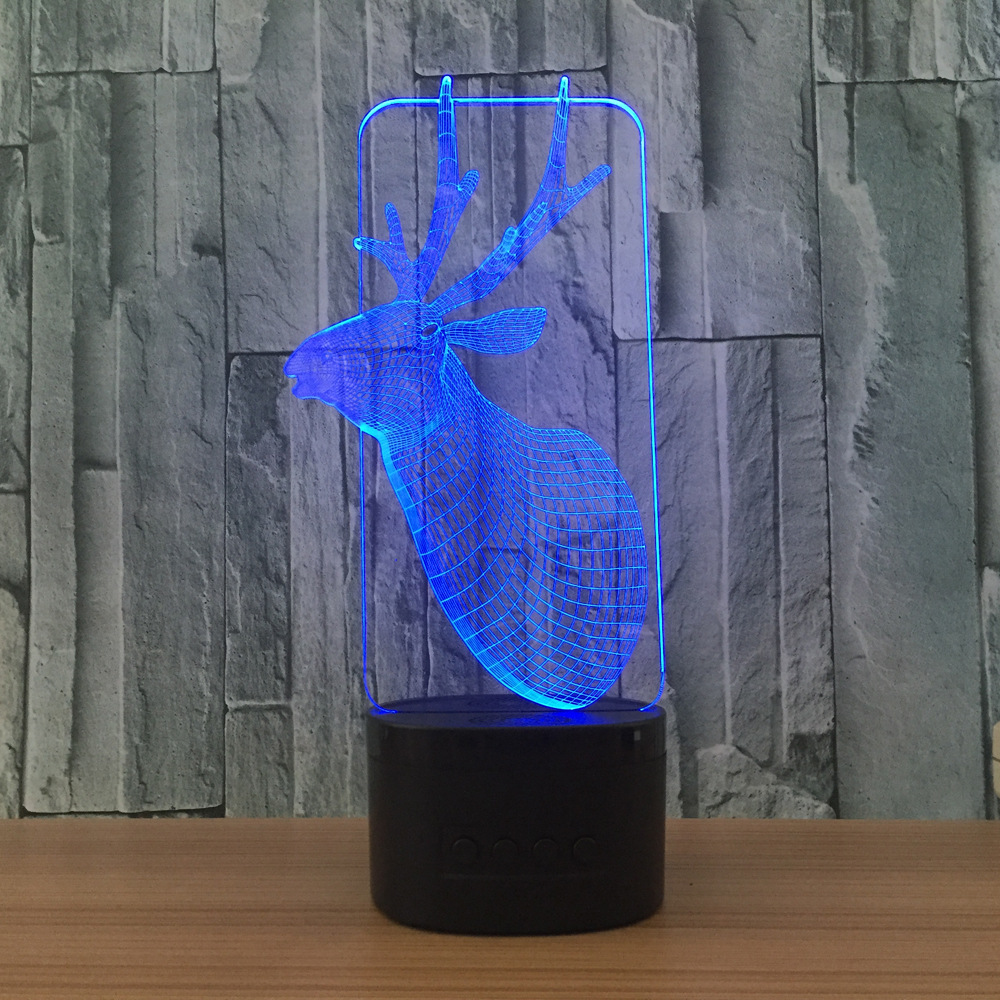 2017外贸星球大战3D创意七彩小夜灯 家居卧室