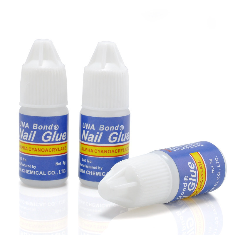 Nail supplies wholesale BYB Blue glue 3g Nail Glue Nail-pasting glue Glue stick drill