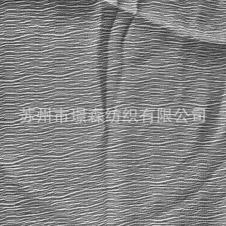 阳离子哈密瓜条 涤纶面料 时尚女装面料 厂家直销 外单品质