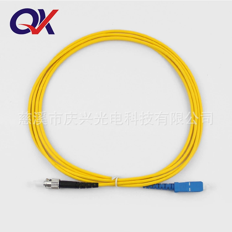 Перемычка оптического волокна Qingxing ST-SC FC/LC одномодовая одножильная 3m длина настраиваемой