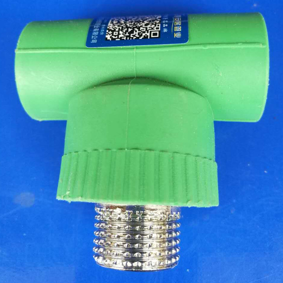 绿色家装外丝三通1_副本