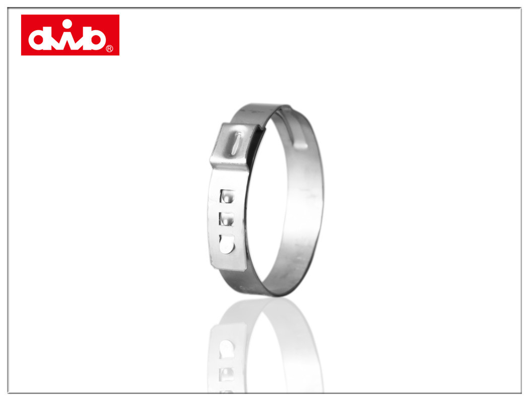 乐清东博dwb厂家现货304不锈钢转向器软管汽车耳型卡箍管夹