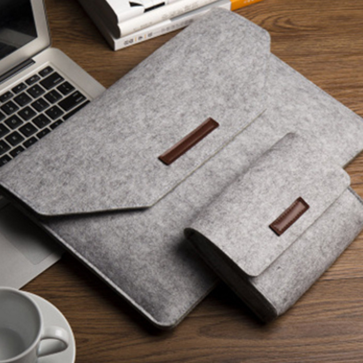Felt bag European and American fashion notebook bag felt bag computer protective case storage felt computer bag low price sales